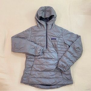 Women’s Down Sweater Hoody Pullover Feather Grey